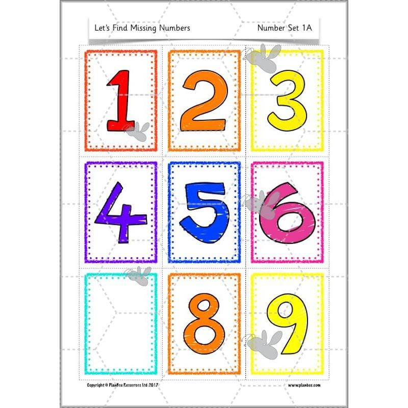 PlanBee Missing Numbers KS1 FREE Year 1 Maths Scheme by PlanBee