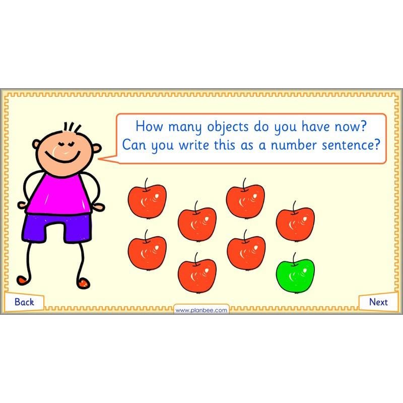 PlanBee Let’s find one more and one less - KS1 Maths planning and resources