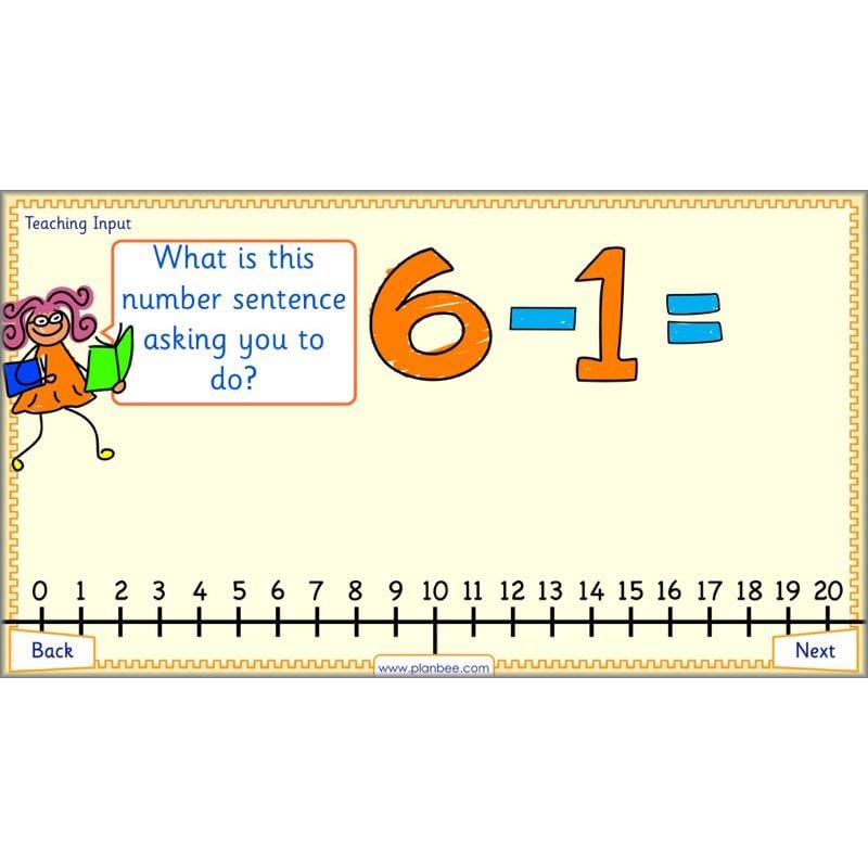 PlanBee Let’s find one more and one less - KS1 Maths planning and resources