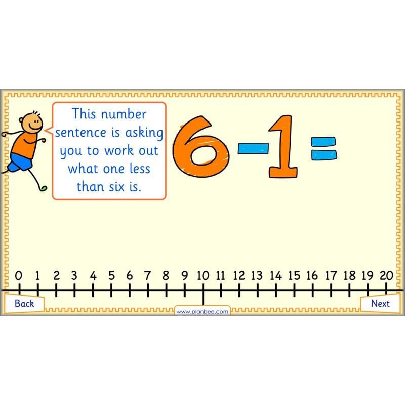PlanBee Let’s find one more and one less - KS1 Maths planning and resources