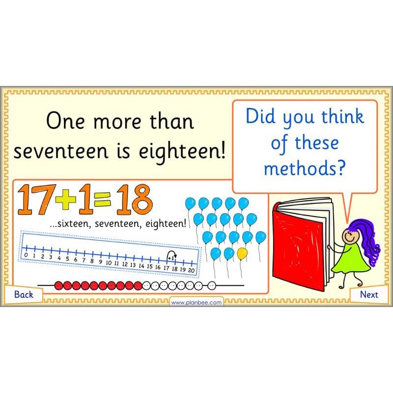 PlanBee Let’s find one more and one less - KS1 Maths planning and resources