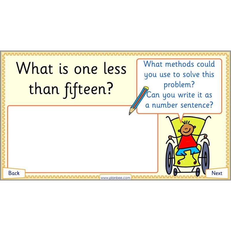 PlanBee Let’s find one more and one less - KS1 Maths planning and resources