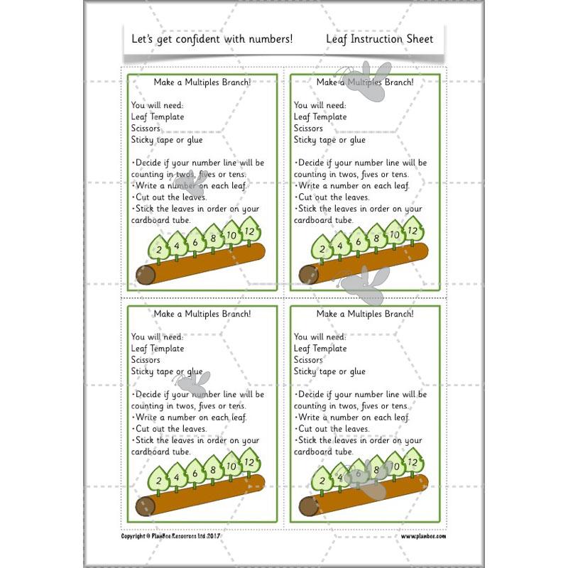 PlanBee Let's Get Confident with Numbers complete resource pack