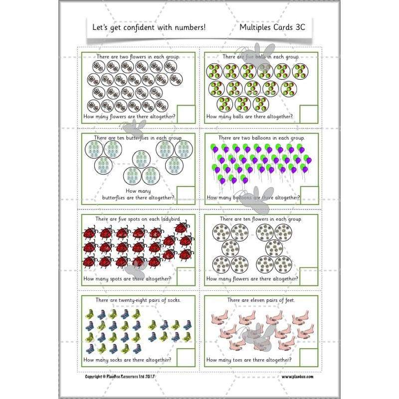 PlanBee Let's Get Confident with Numbers complete resource pack