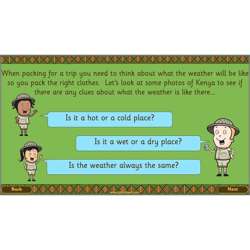 PlanBee Let's go on Safari: Kenya KS1 Geography Lesson Plans
