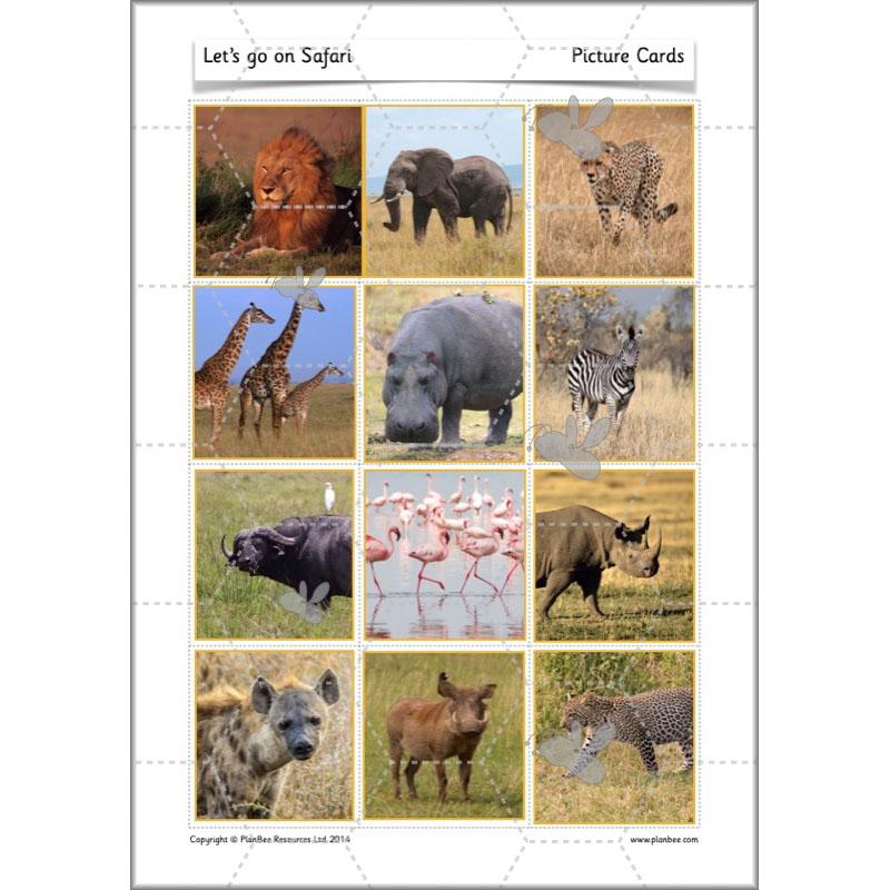 PlanBee Let's go on Safari: Kenya KS1 Geography Lesson Plans