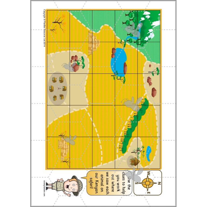 PlanBee Let's go on Safari: Kenya KS1 Geography Lesson Plans