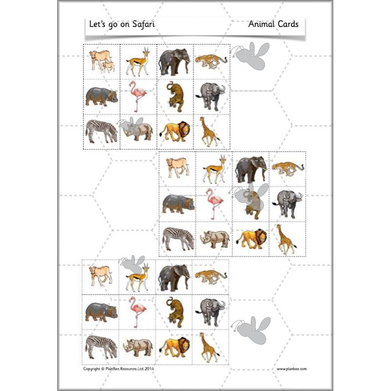 PlanBee Let's go on Safari: Kenya KS1 Geography Lesson Plans