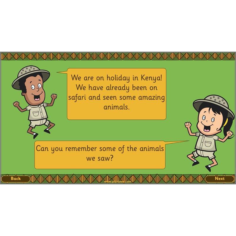 PlanBee Let's go on Safari: Kenya KS1 Geography Lesson Plans