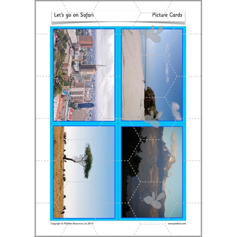 PlanBee Let's go on Safari: Kenya KS1 Geography Lesson Plans