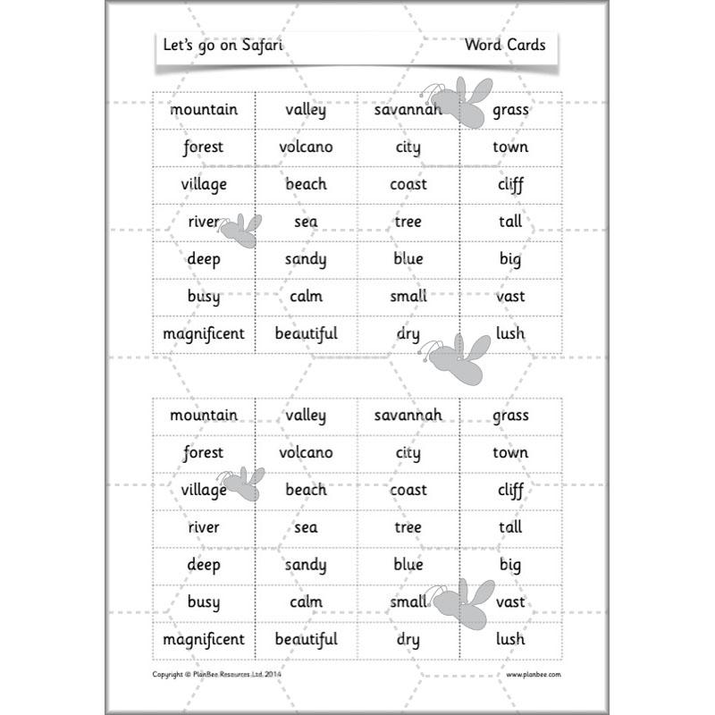 PlanBee Let's go on Safari: Kenya KS1 Geography Lesson Plans