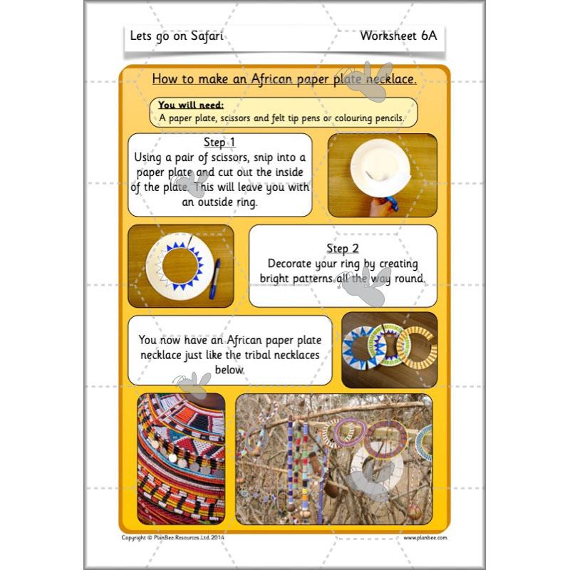 PlanBee Let's go on Safari: Kenya KS1 Geography Lesson Plans
