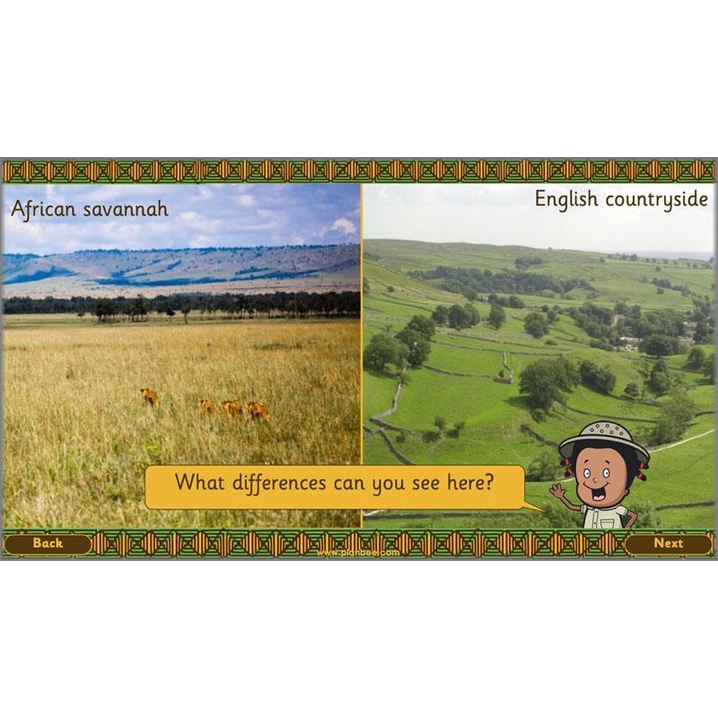 PlanBee Let's go on Safari: Kenya KS1 Geography Lesson Plans