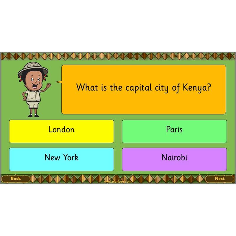 PlanBee Let's go on Safari: Kenya KS1 Geography Lesson Plans