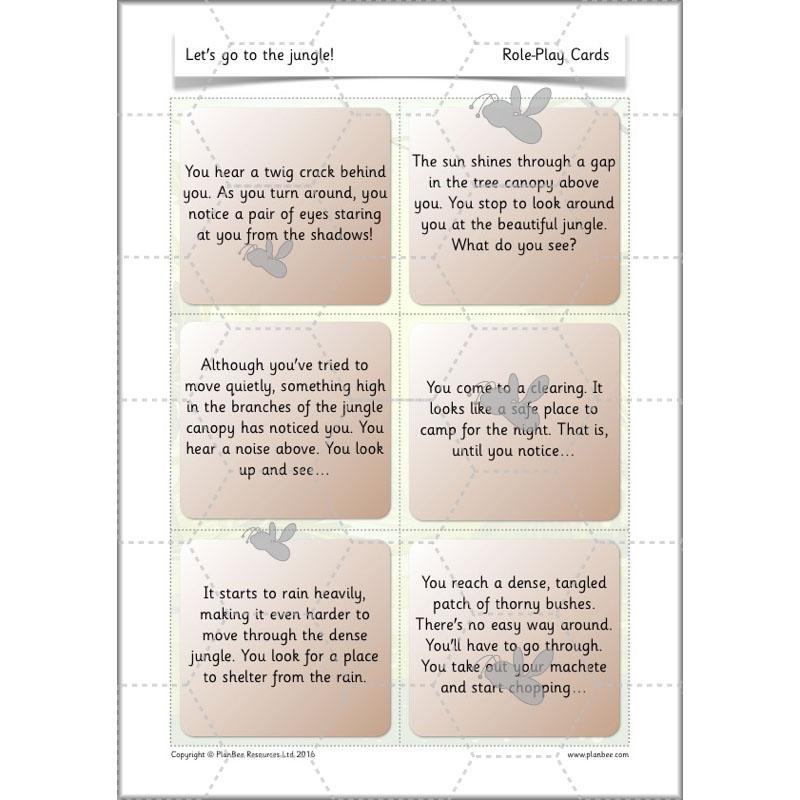 PlanBee Let's go to the Jungle Geography lessons for KS1