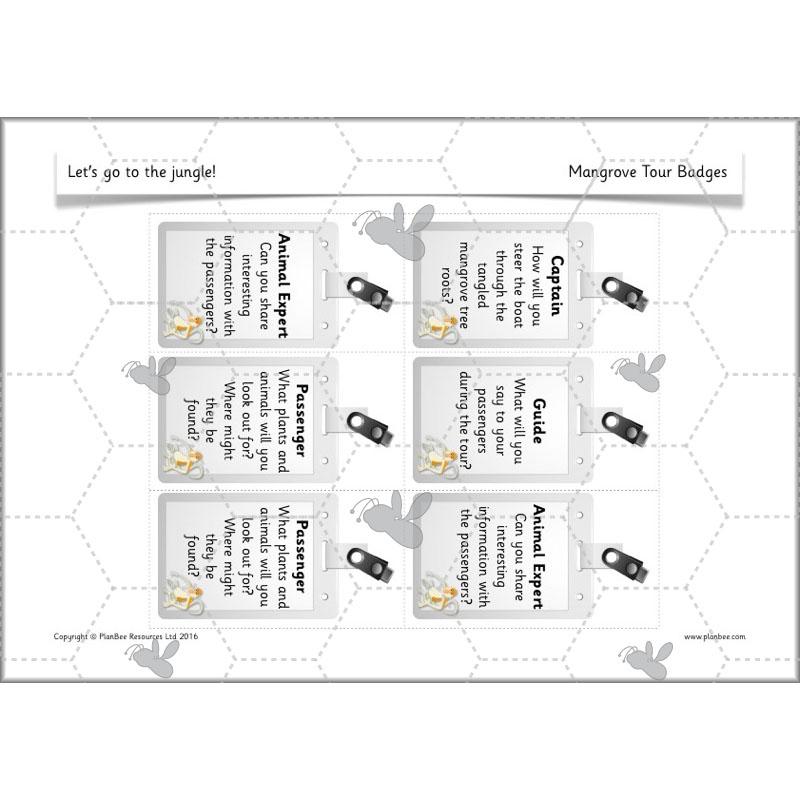 PlanBee Let's go to the Jungle Geography lessons for KS1