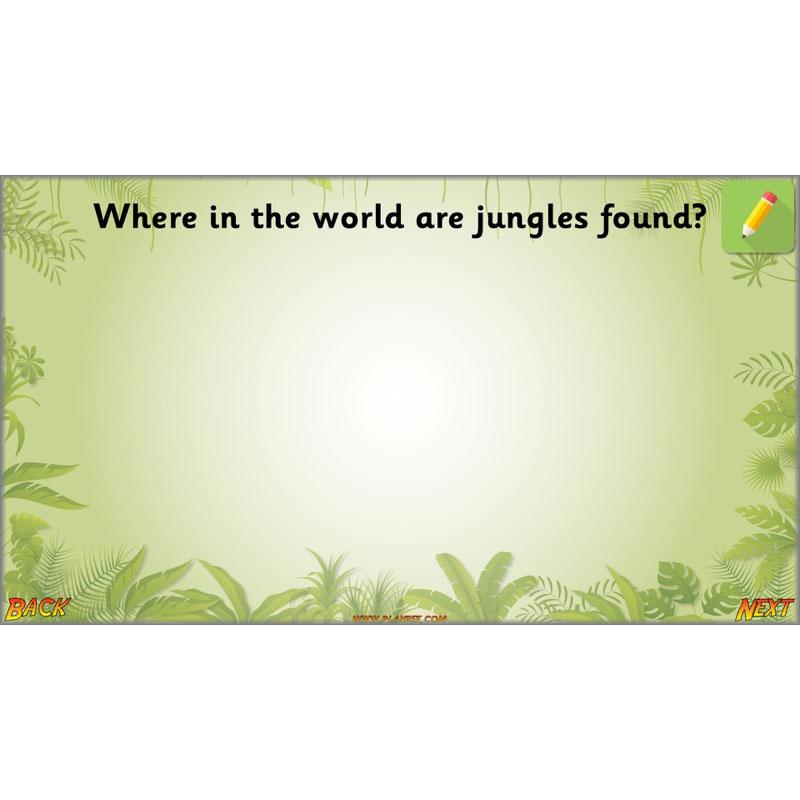 PlanBee Let's go to the Jungle Geography lessons for KS1