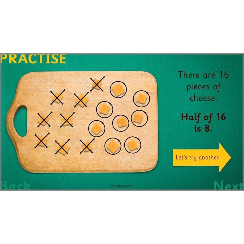 PlanBee Let's halve and quarter!