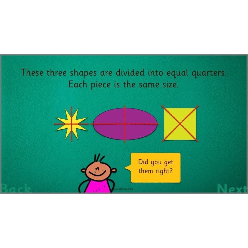 PlanBee Let's halve and quarter!