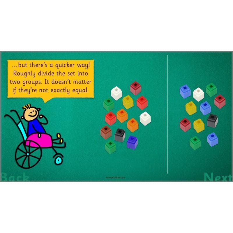 PlanBee Let's halve and quarter!