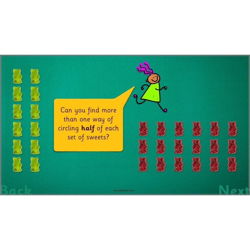 PlanBee Let's halve and quarter!