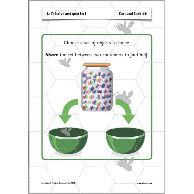 PlanBee Let's halve and quarter!