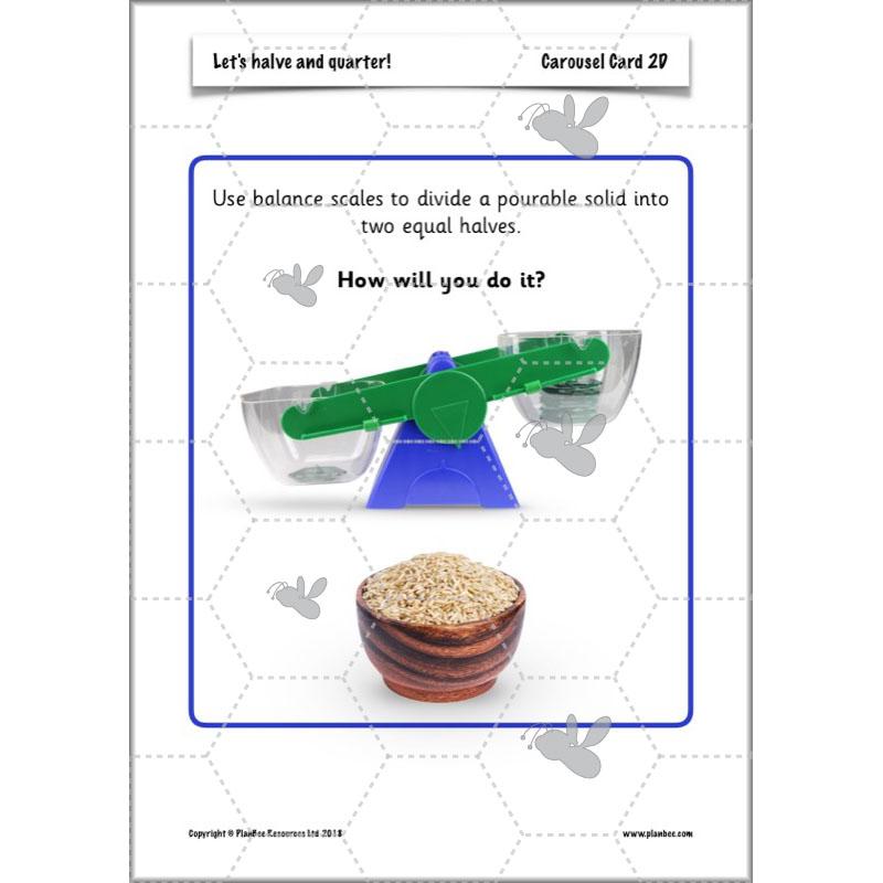 PlanBee Let's halve and quarter!