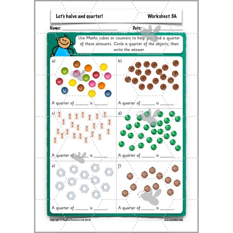 PlanBee Let's halve and quarter!