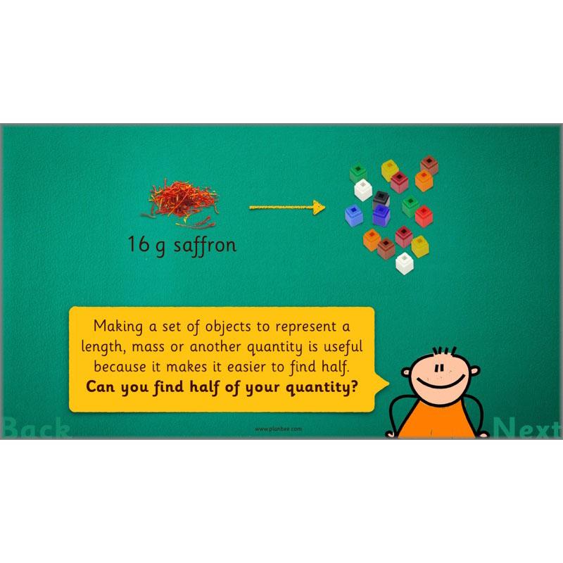 PlanBee Let's halve and quarter!