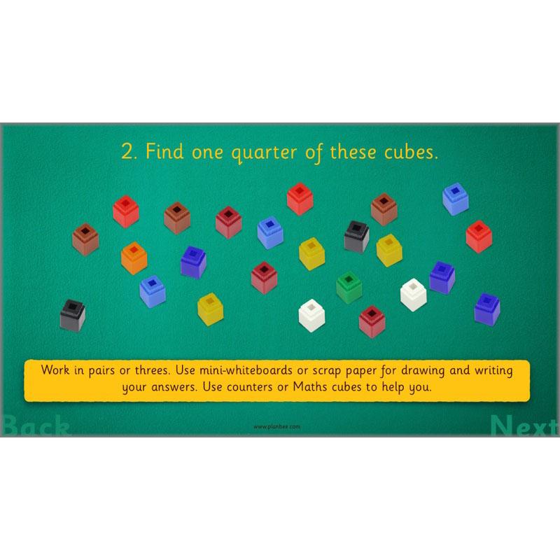 PlanBee Let's halve and quarter!