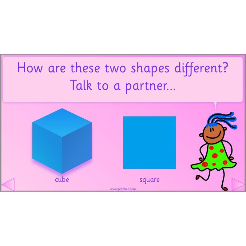 PlanBee Names of 2D shapes Year 1 Maths by PlanBee