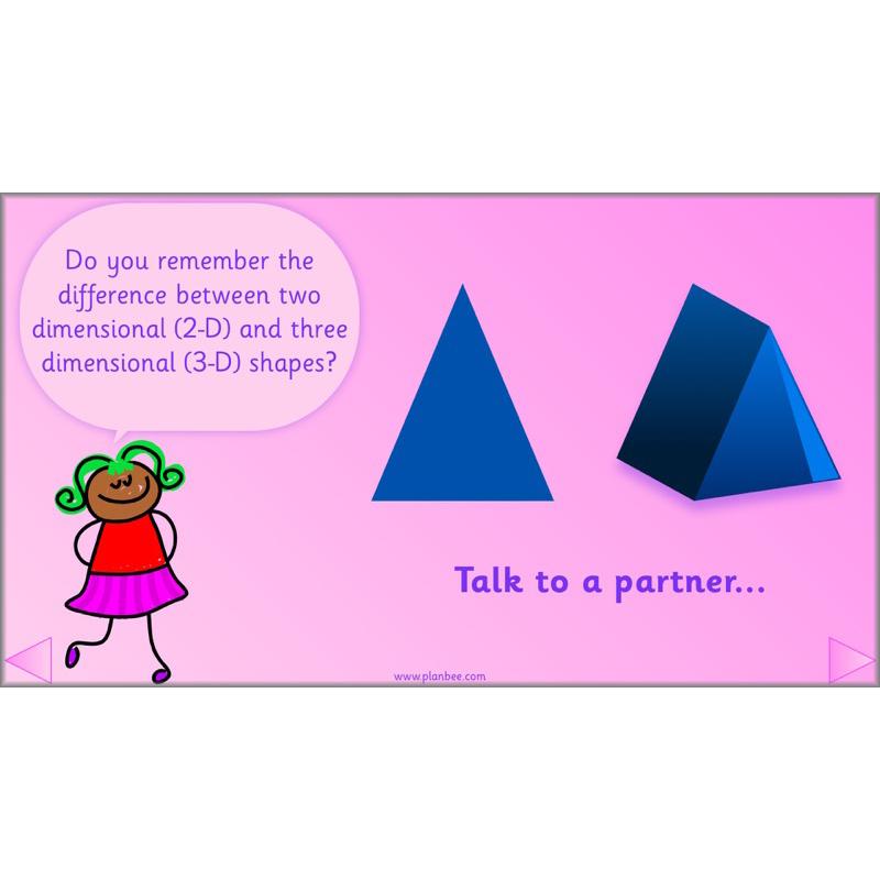 PlanBee Names of 2D shapes Year 1 Maths by PlanBee