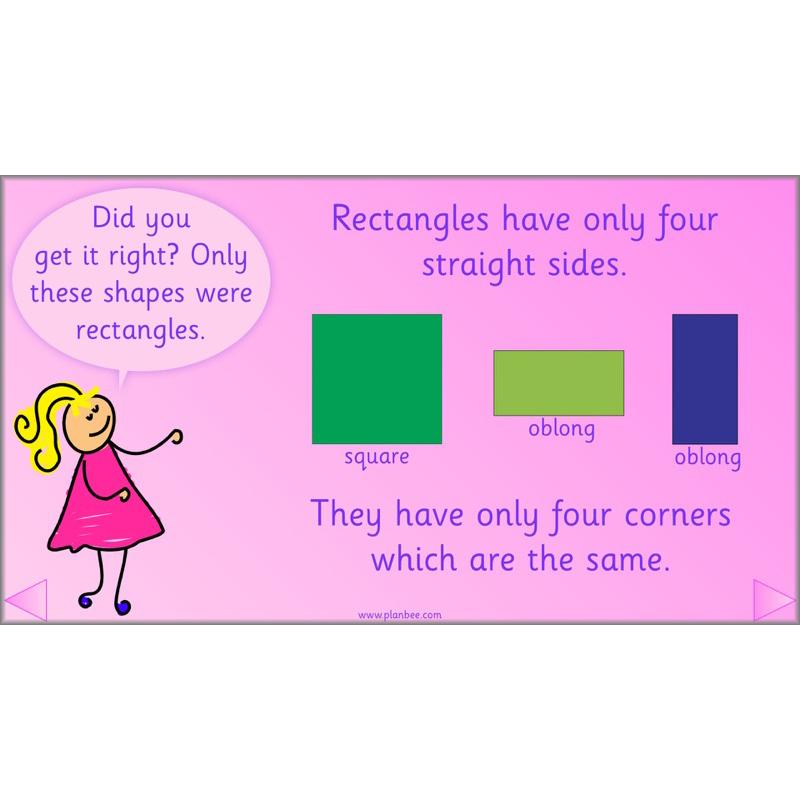 PlanBee Names of 2D shapes Year 1 Maths by PlanBee