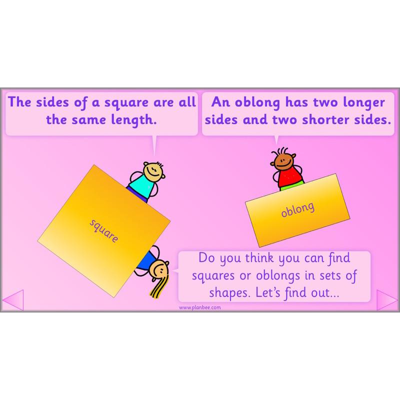 PlanBee Names of 2D shapes Year 1 Maths by PlanBee
