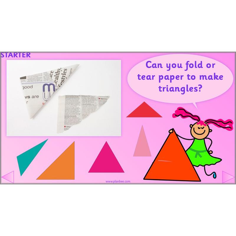 PlanBee Names of 2D shapes Year 1 Maths by PlanBee