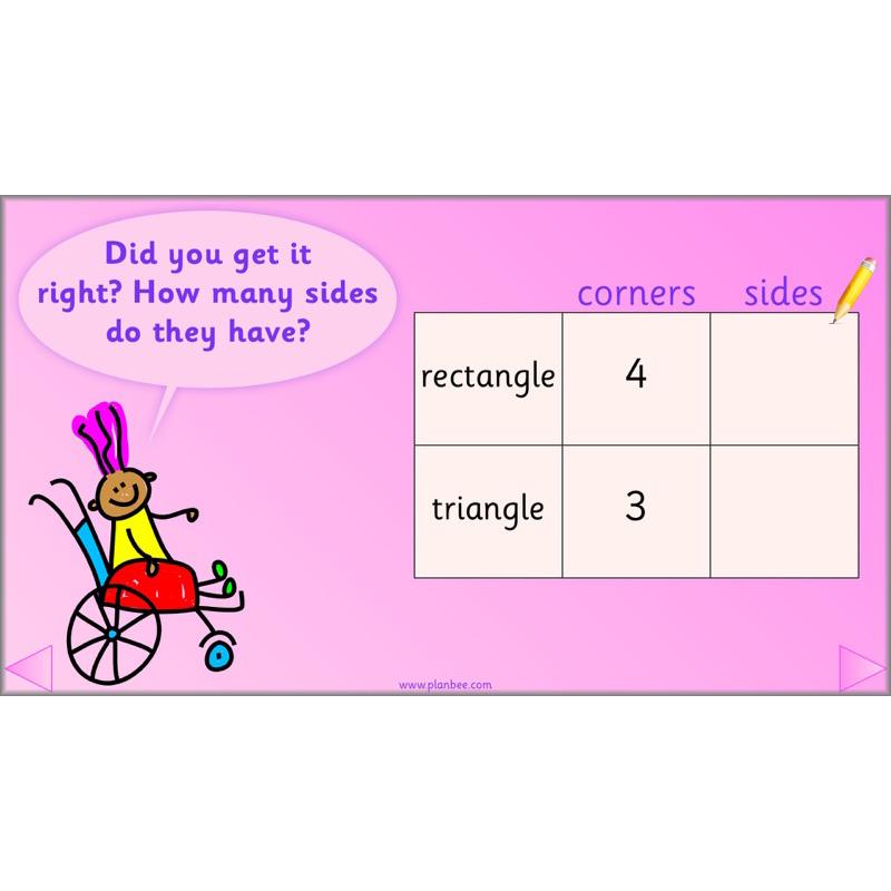 PlanBee Names of 2D shapes Year 1 Maths by PlanBee