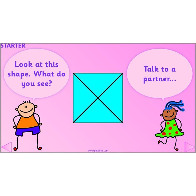 PlanBee Names of 2D shapes Year 1 Maths by PlanBee