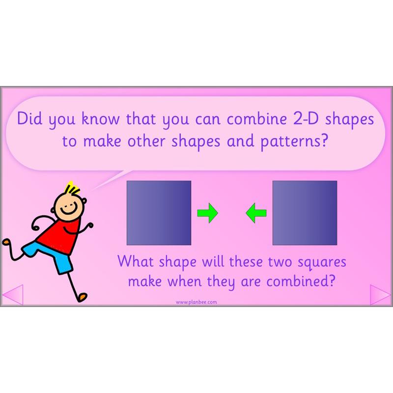PlanBee Names of 2D shapes Year 1 Maths by PlanBee
