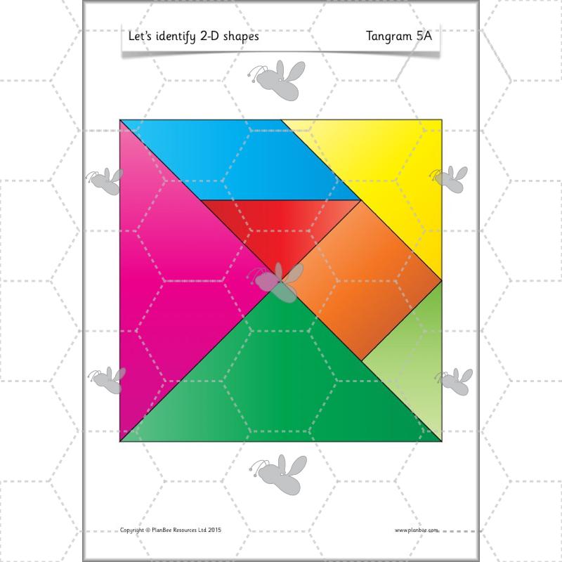 PlanBee Names of 2D shapes Year 1 Maths by PlanBee