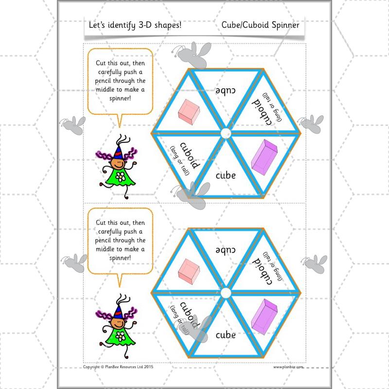 PlanBee Names of 3D shapes Year 1 Shape Lessons | PlanBee