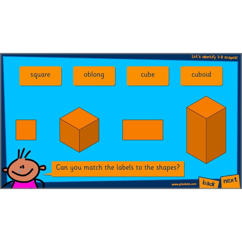 PlanBee Names of 3D shapes Year 1 Shape Lessons | PlanBee