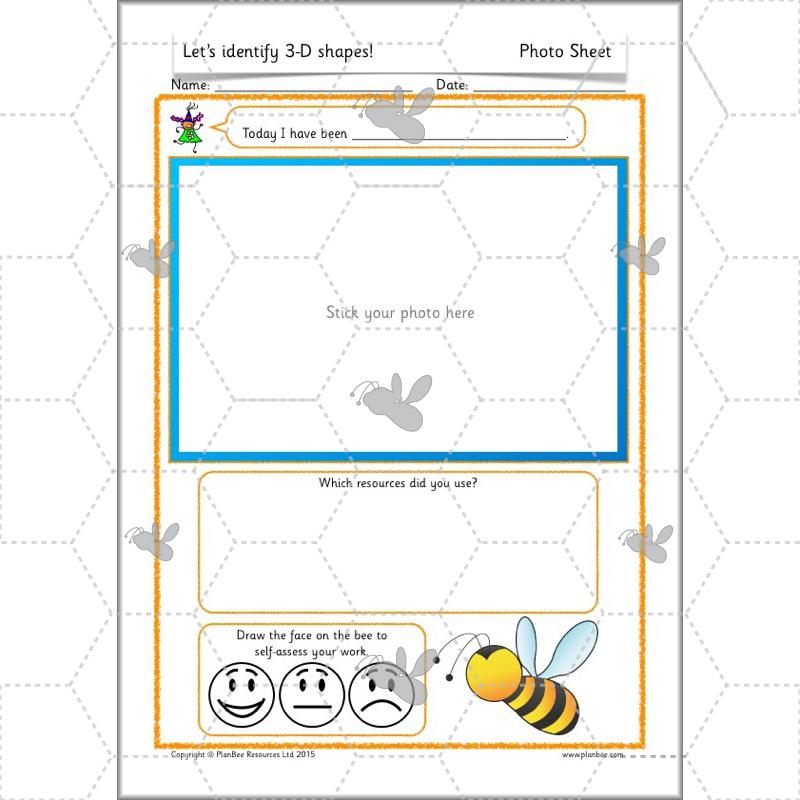 PlanBee Names of 3D shapes Year 1 Shape Lessons | PlanBee