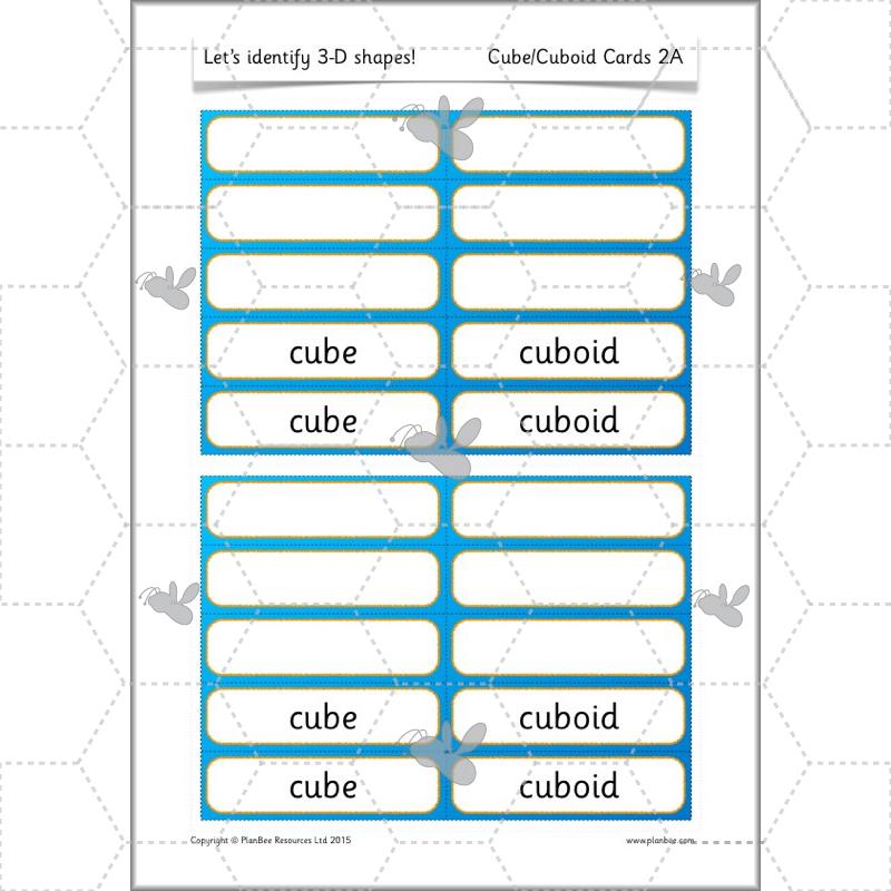 PlanBee Names of 3D shapes Year 1 Shape Lessons | PlanBee