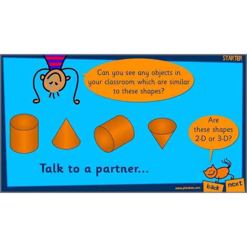 PlanBee Names of 3D shapes Year 1 Shape Lessons | PlanBee