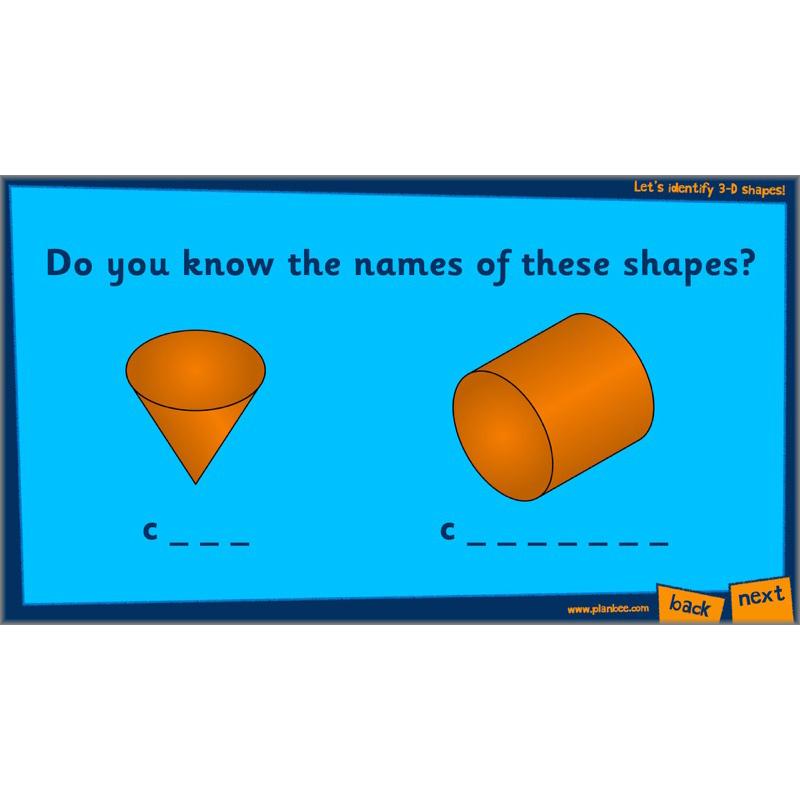 PlanBee Names of 3D shapes Year 1 Shape Lessons | PlanBee