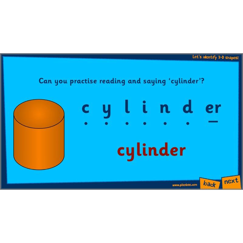 PlanBee Names of 3D shapes Year 1 Shape Lessons | PlanBee