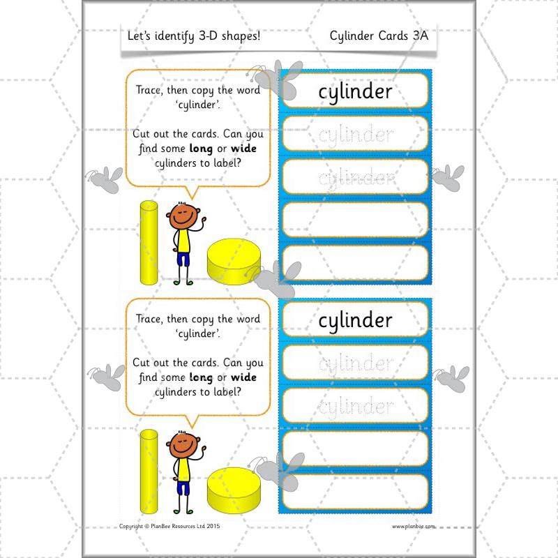 PlanBee Names of 3D shapes Year 1 Shape Lessons | PlanBee