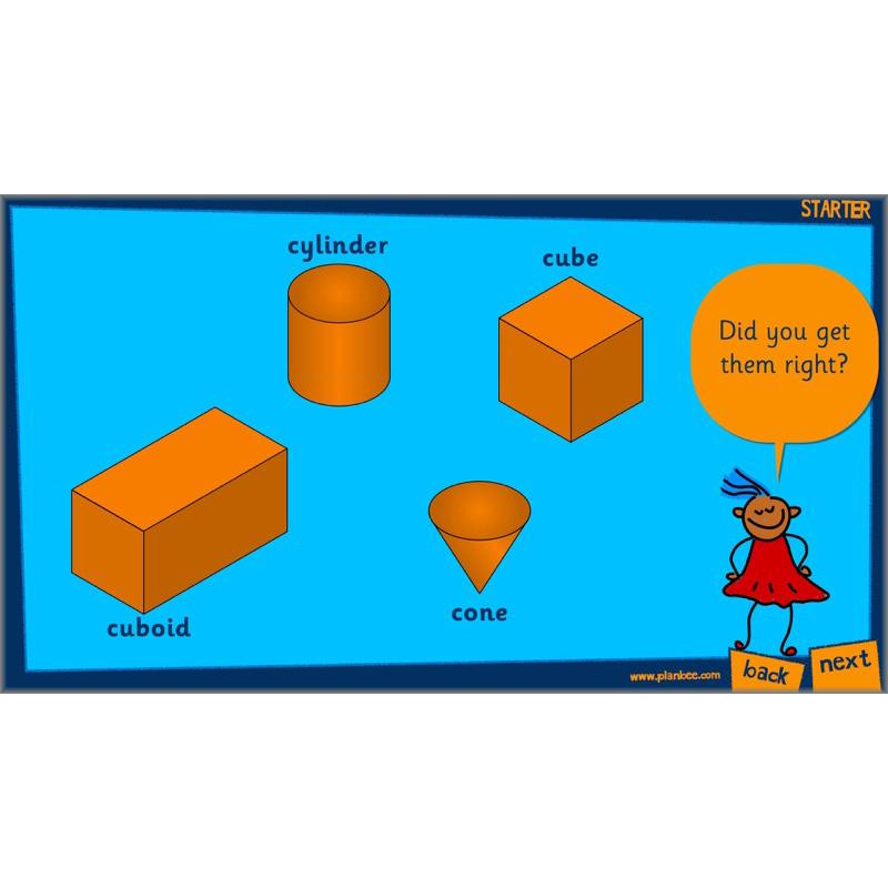 PlanBee Names of 3D shapes Year 1 Shape Lessons | PlanBee