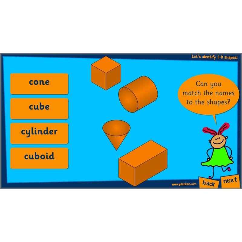 PlanBee Names of 3D shapes Year 1 Shape Lessons | PlanBee