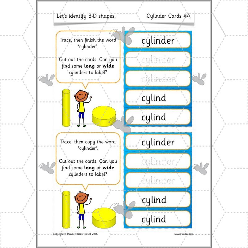PlanBee Names of 3D shapes Year 1 Shape Lessons | PlanBee